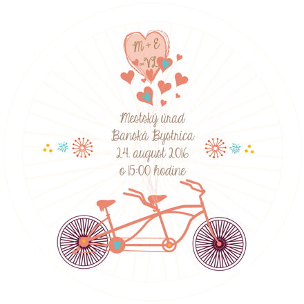 Svadobné oznámenie - Cyklo