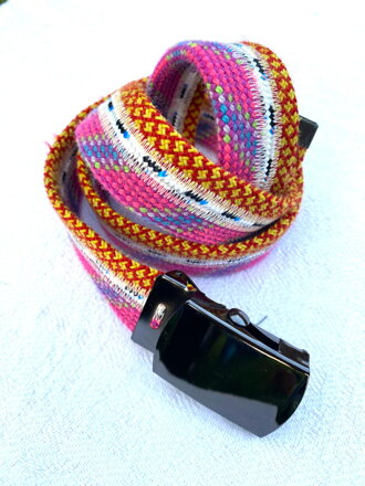 Lanový opasok ružový N.4