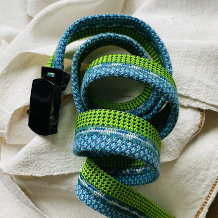 Lanový opasok modro zelený