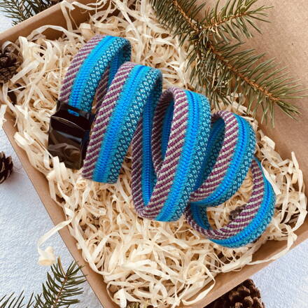 Lanový opasok modrý N.7