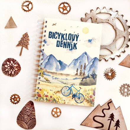 Bicyklový denník s vyplnením "Lúka"